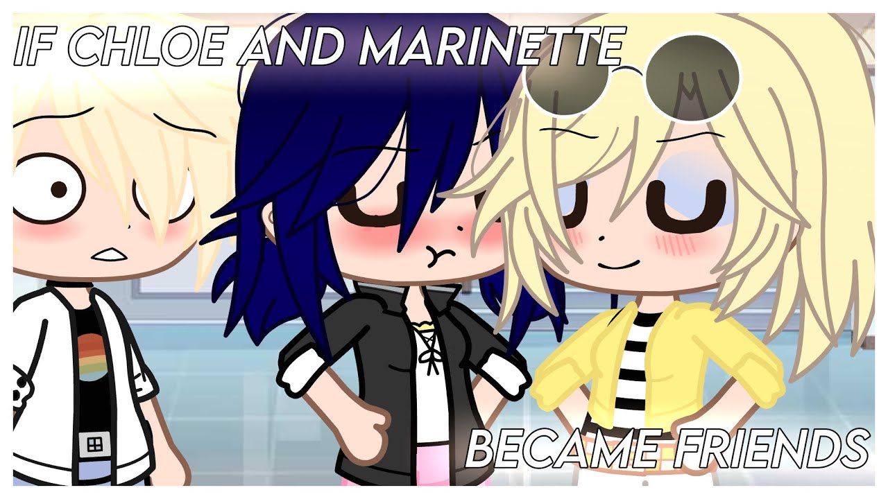 This is how Chloé and Marinette became friends.... // (MLB AU)