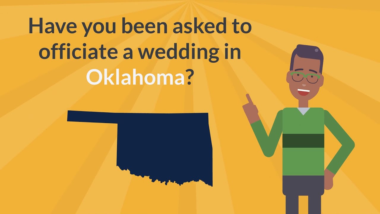 How to Get Ordained In Oklahoma to Officiate a Wedding