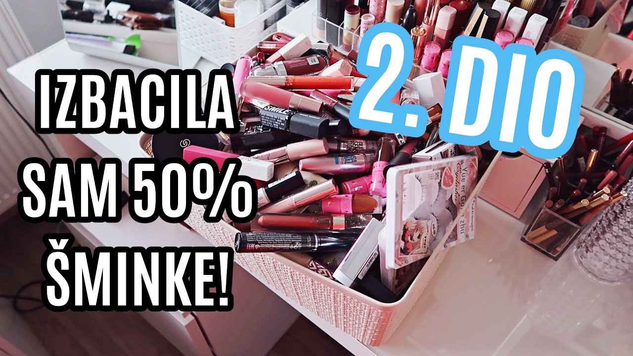 NAJVEĆI DECLUTTER ŠMINKE IKAD 💄 - primeri, puderi, korektori i ruževi (2/2) 🗑️