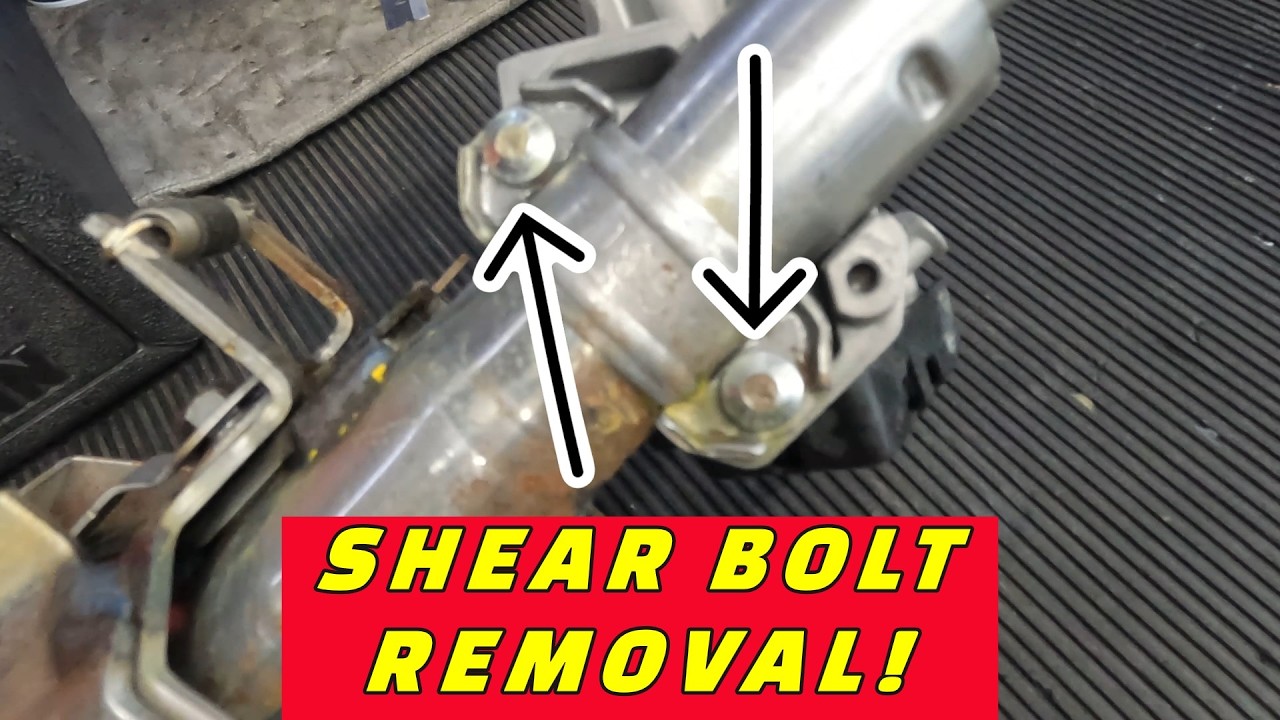 QUICK TIP: ON HOW TO REMOVE SHEAR HEAD SECURITY BOLTS!