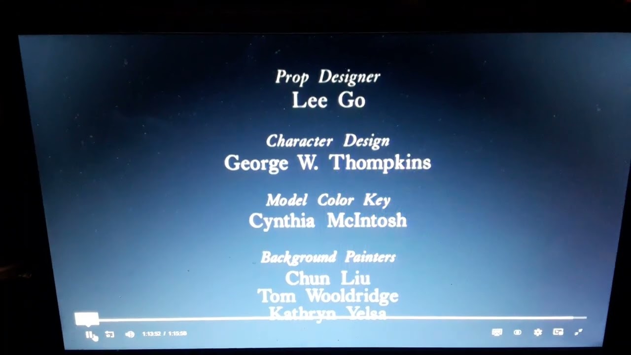 An American Tail: The Treasure Of Manhattan Island End Credits