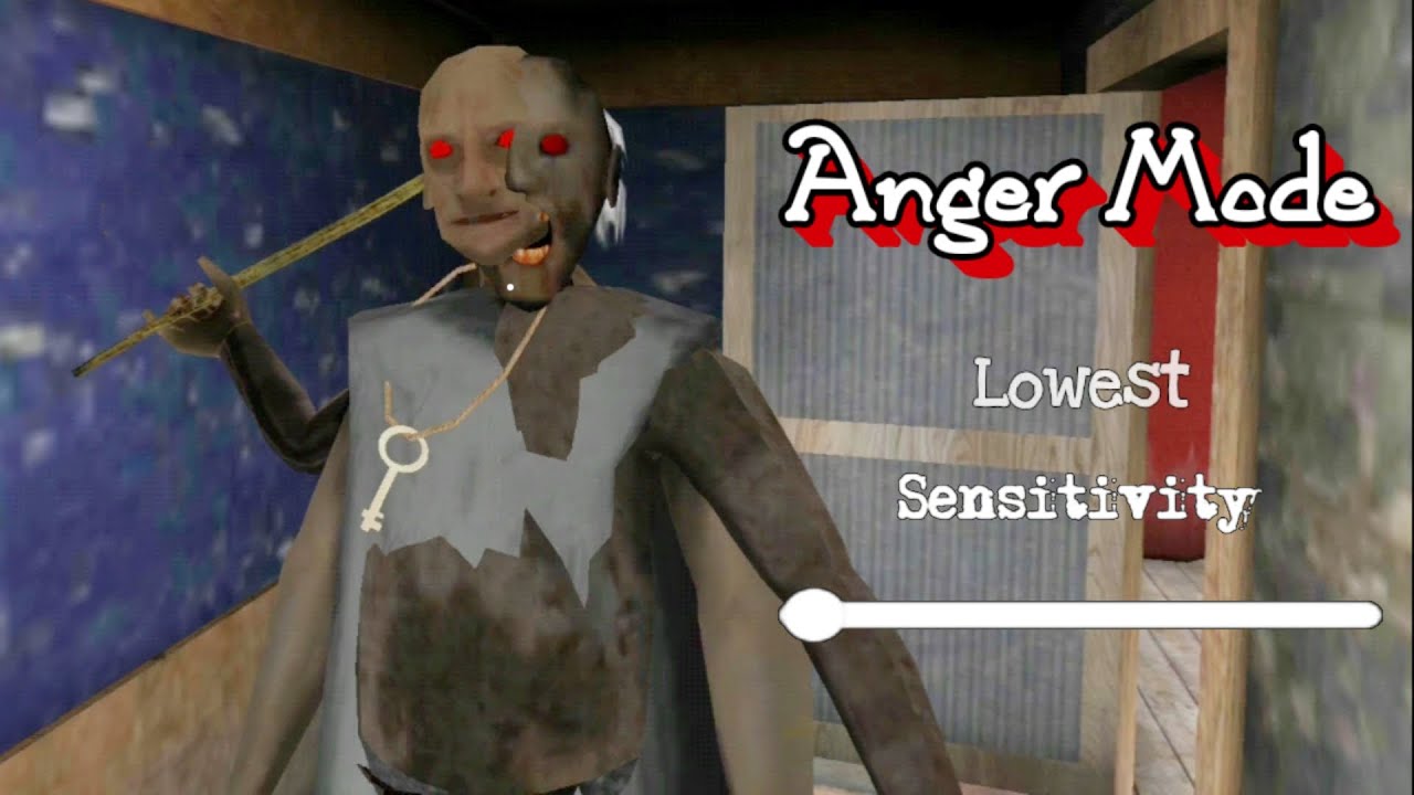 Granny Chapter Two Anger Mode But In Lowest Sensitivity