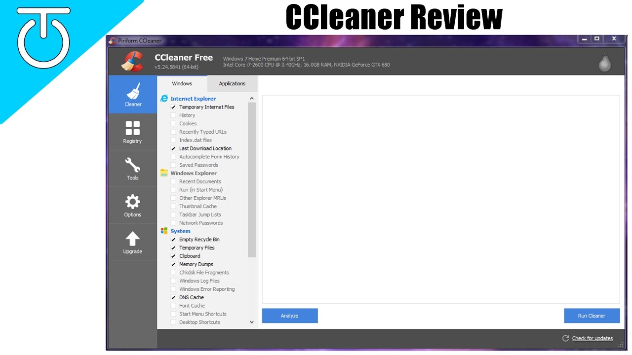 CCleaner Review & Tutorial