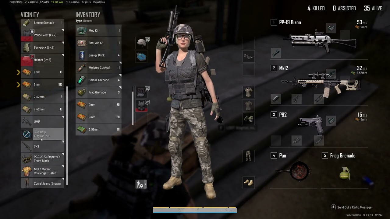 25-015-2157-PUBG-ERANGEL-4 Men Squard Top 3 Killed 5 (Do Not Hesitate) #pubg #gaming #gameplay