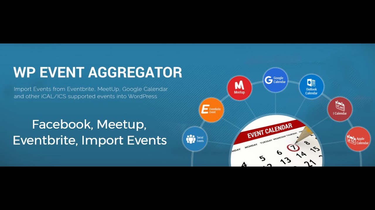 How to Import Facebook, Eventbrite, Meetup  Events in WP Event Aggregator
