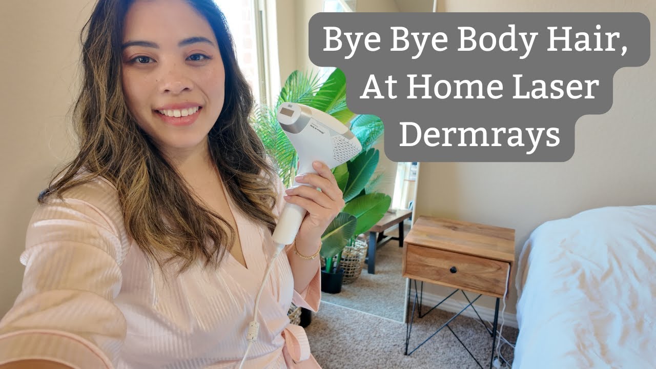 Dermrays V8S Laser Hair Removal, At Home Laser, Say Bye to Body Hair 