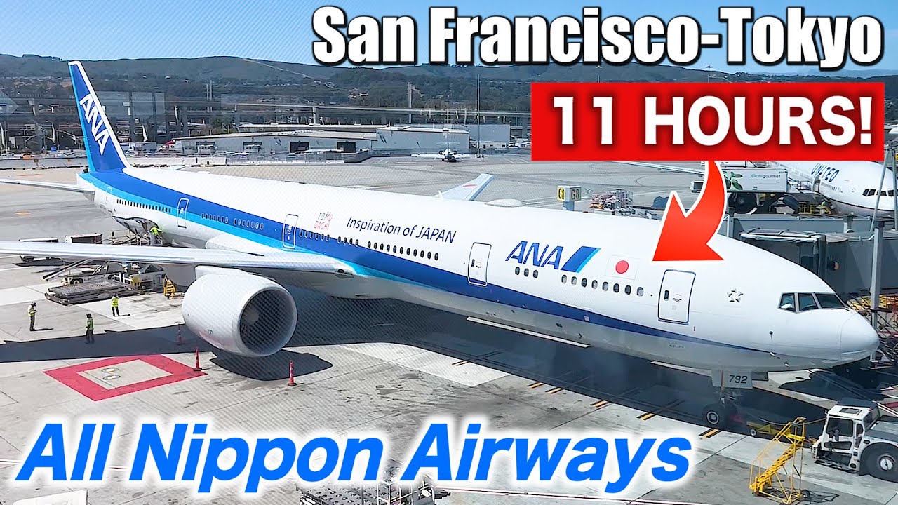 🇺🇸🇯🇵11-Hours in the ANA's Underrated Comfortable Seat (San Francisco→Tokyo) | ANA Premium Economy