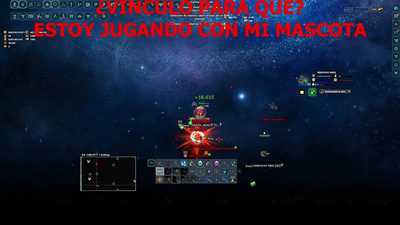 DARKORBIT-MX1 - [TSC✨]DEATH_NOTE(キラ) VS [GIND](TRAER PESADA NO DA MANOS)