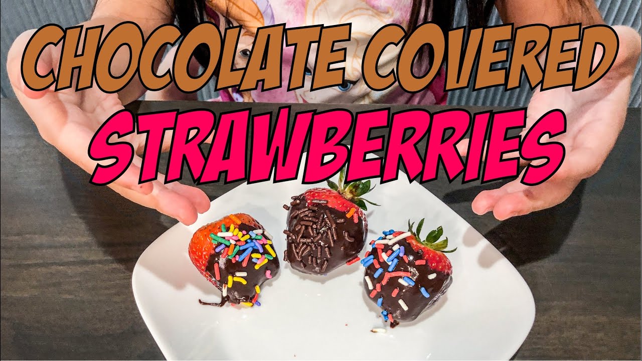 Making Chocolate Covered Strawberries ⎮ For Kids ⎮ Vegan Option