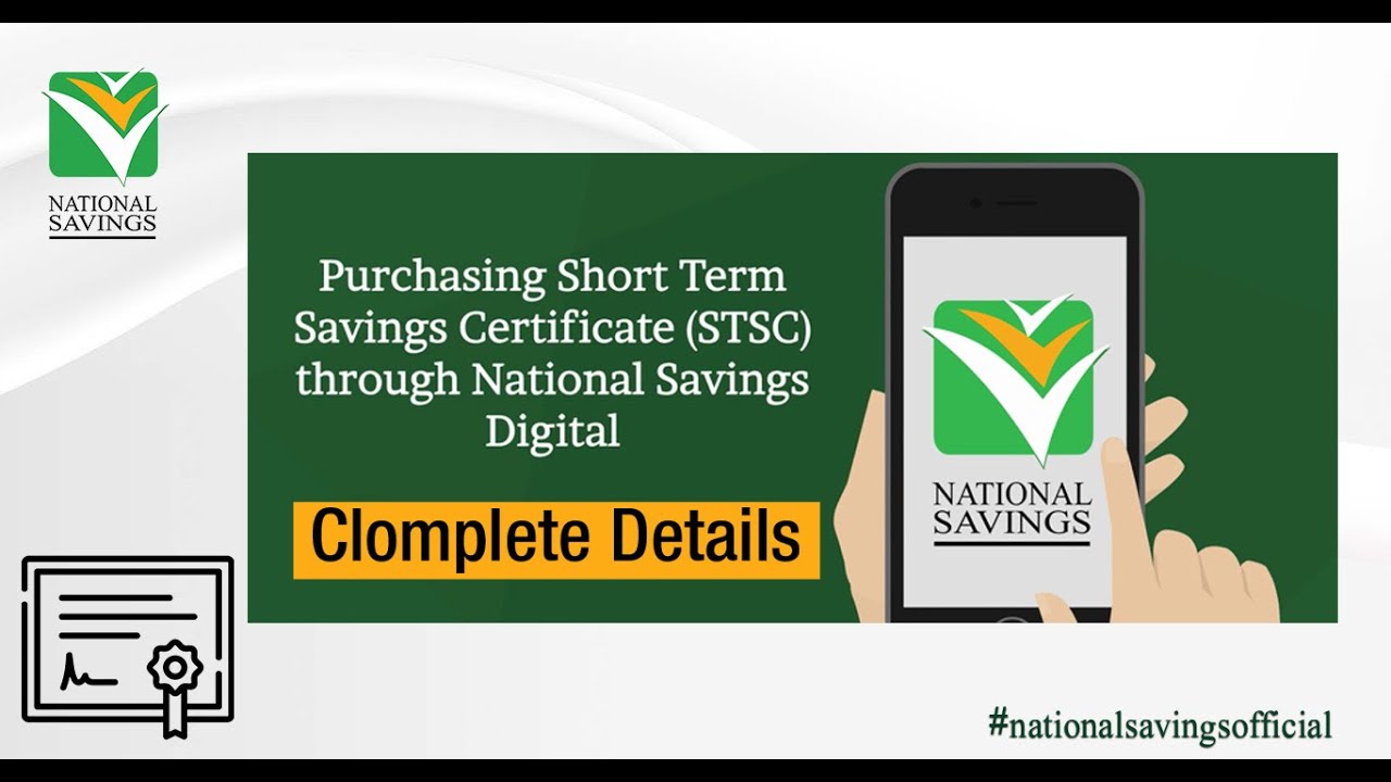 Purchasing Short Term Savings Certificate