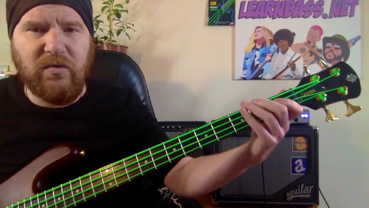 RHCP: Suck My Kiss: A Bass lesson everyday # 251