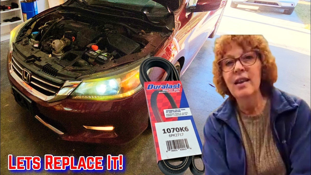 DON’T Pay $300! Change Your 2013 Honda Accord Serpentine Belt Yourself with Auto Zone Parts!