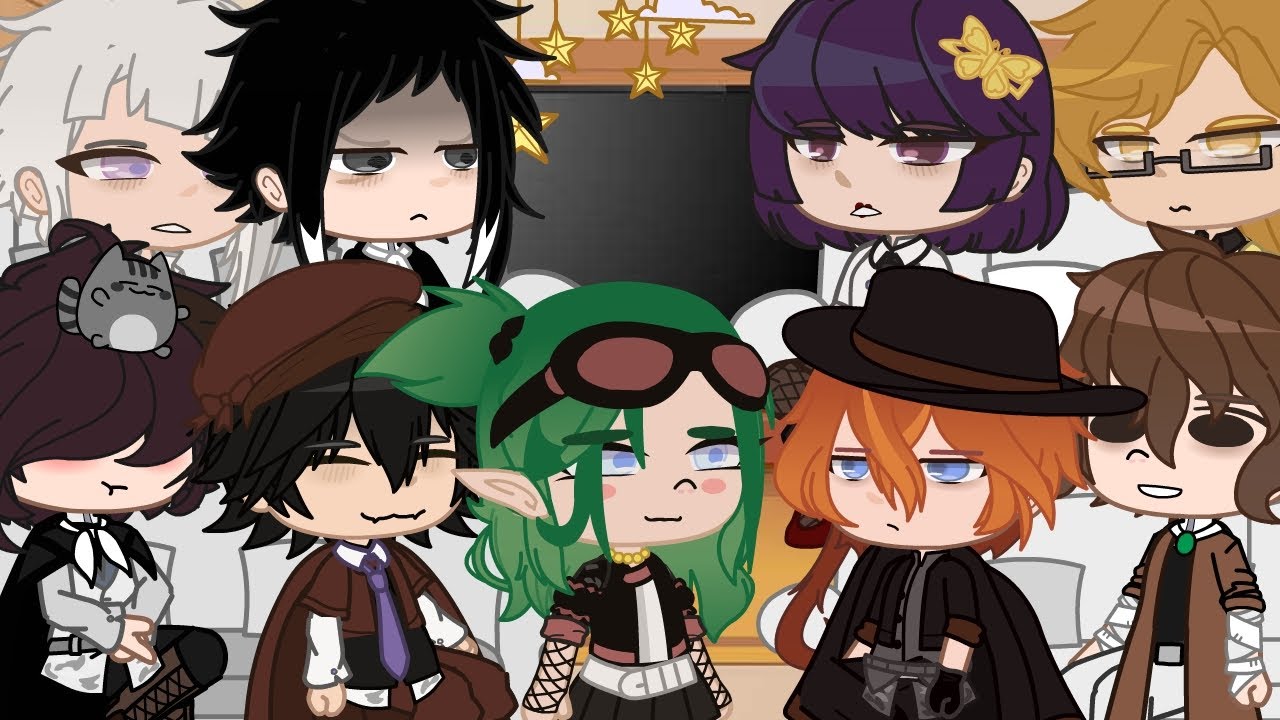 |Реакция BSD на шипы| Gacha Club | 4 часть | Nastik Meow