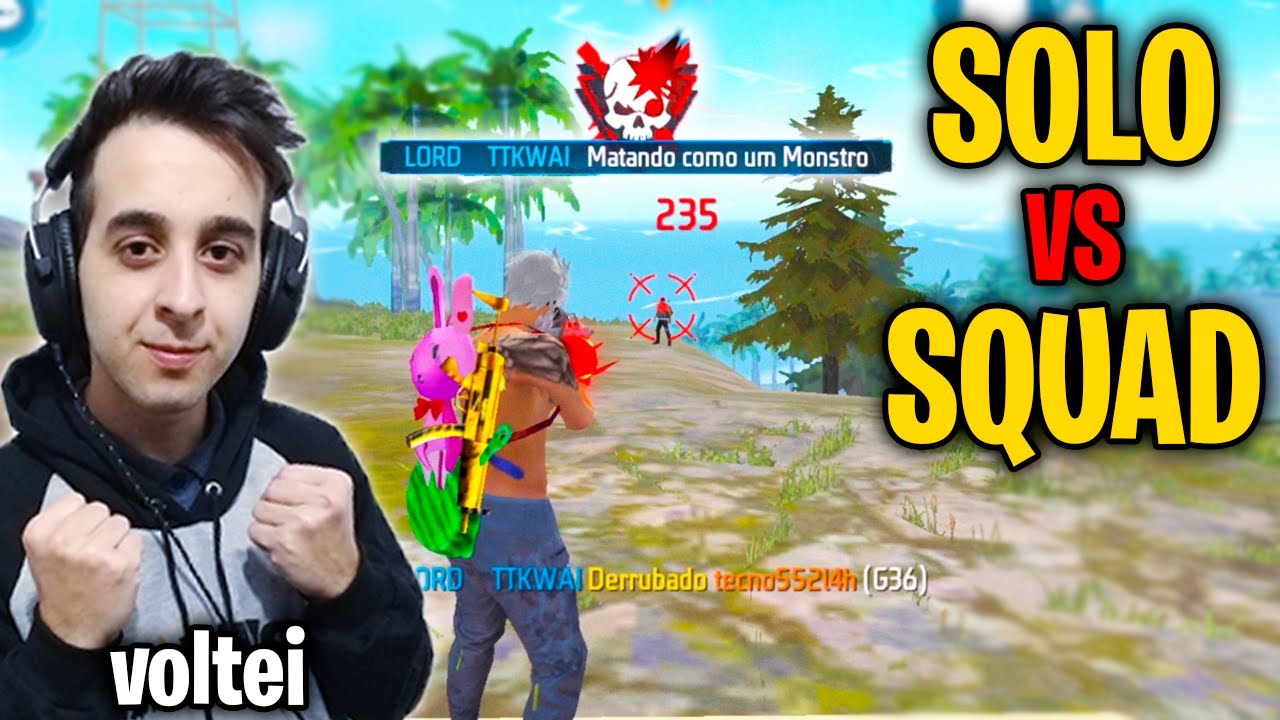 VOLTEI A JOGAR FREE FIRE DEPOIS DE 1 ANO! LORD FREE FIRE!