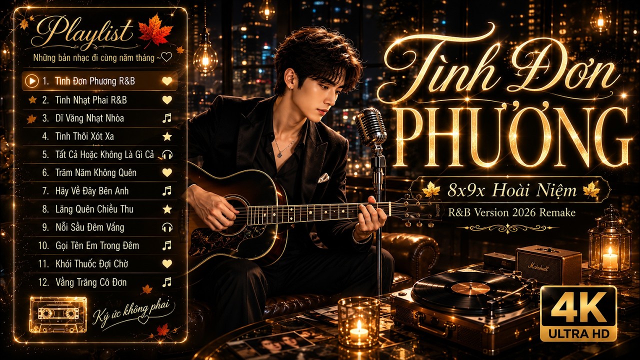 B&agrave;i N&agrave;o Cũng Cuốn | T&igrave;nh Đơn Phương, T&igrave;nh Th&ocirc;i X&oacute;t Xa R&B Version 2026📀Tuyển Tập 8x9x Ho&agrave;i Niệm Nhất