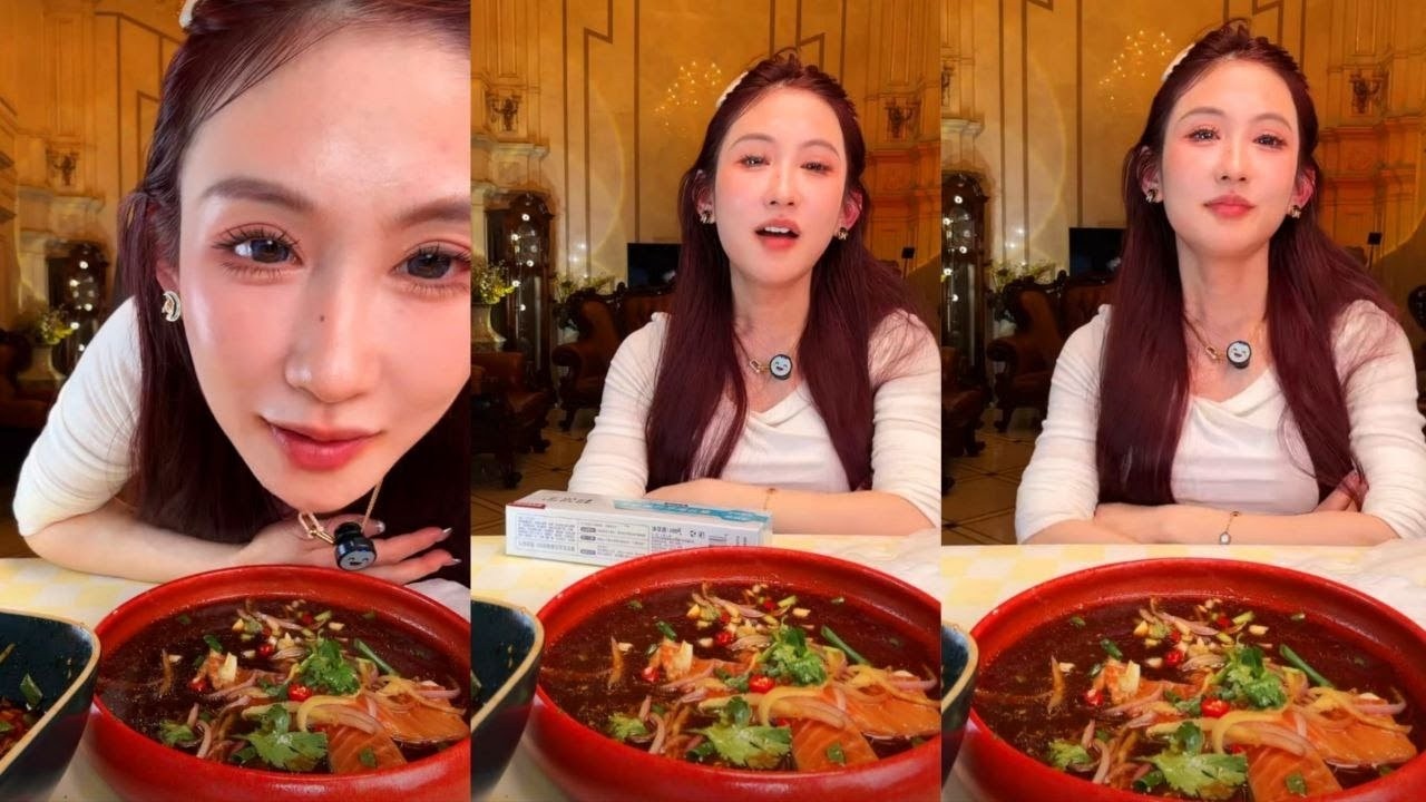 SPICY SALMON MUKBANG 🍣 Eating Fresh Raw Salmon in Chili Sauce ASMR Eating Show