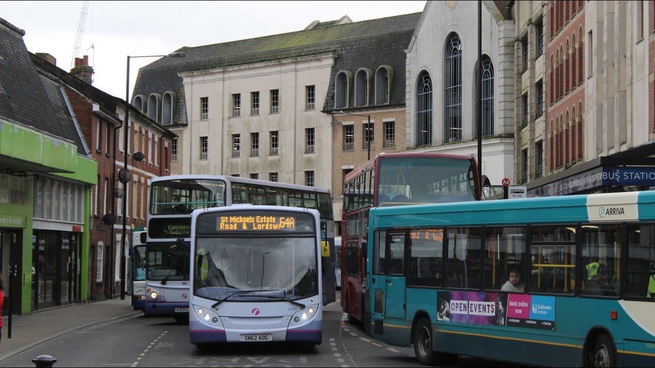 Buses at Colchester February 2020