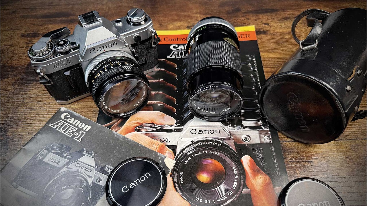 FOR SALE: Canon AE-1 Kit: 50mm f/1.8 & 135mm f/3.5. FabsInTheWild Shop