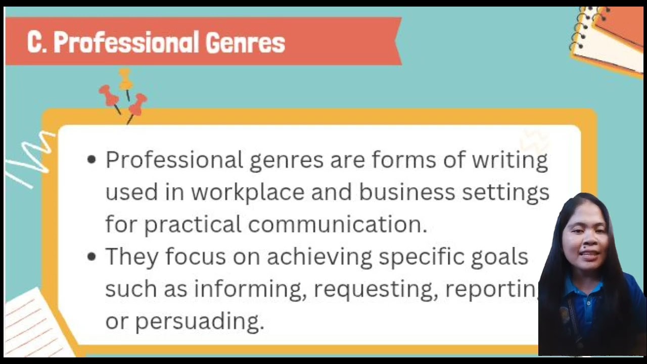 Professional and Academic Genre 