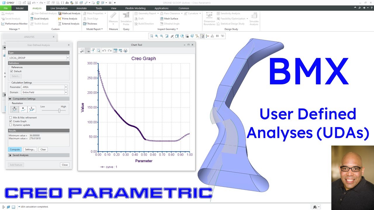 Creo Parametric - Behavioral Modeling Extension (BMX) - User Defined Analyses (UDA)