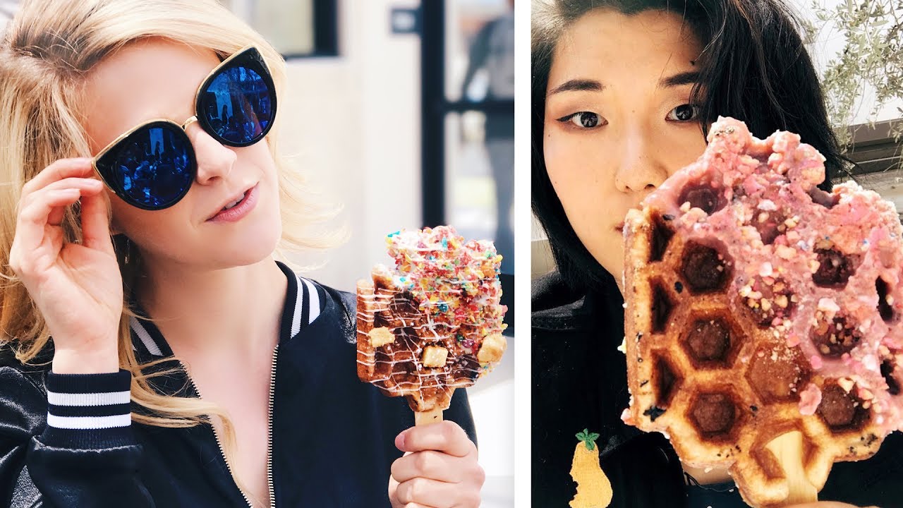 We Tried Instagram Famous Waffle Pops