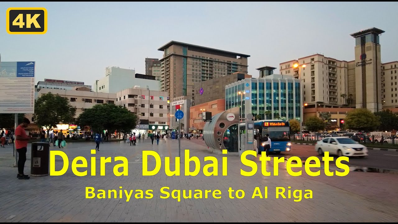 Deira Dubai | Baniyas Metro Station to Al Rigga Metro Station by Walk