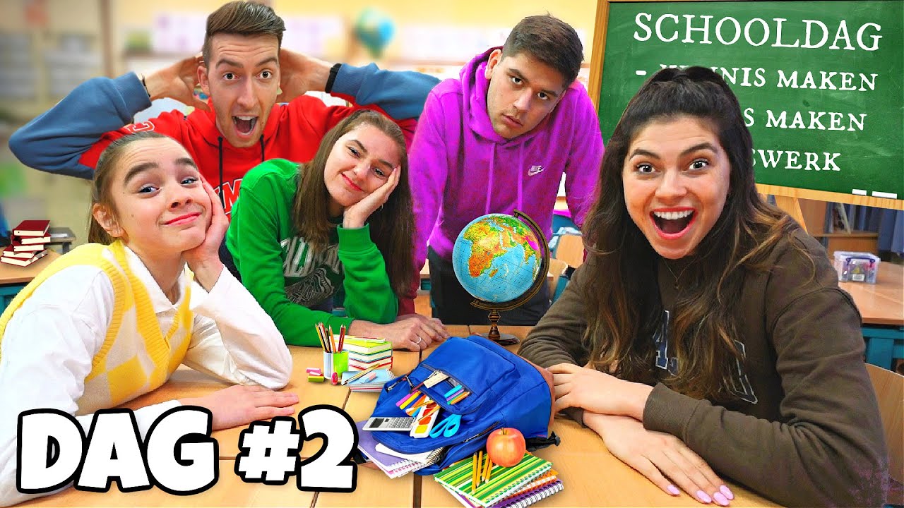 WIE ALS LAATSTE DE KLAS VERLAAT.. *SCHOOL CHALLENGE* #408