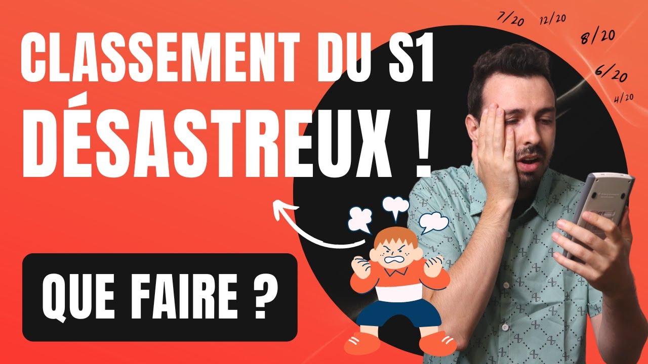 LICENCES LAS / PASS : 📋Classement du S1 catastrophique, dois-je abandonner ou ne rien lâcher ?