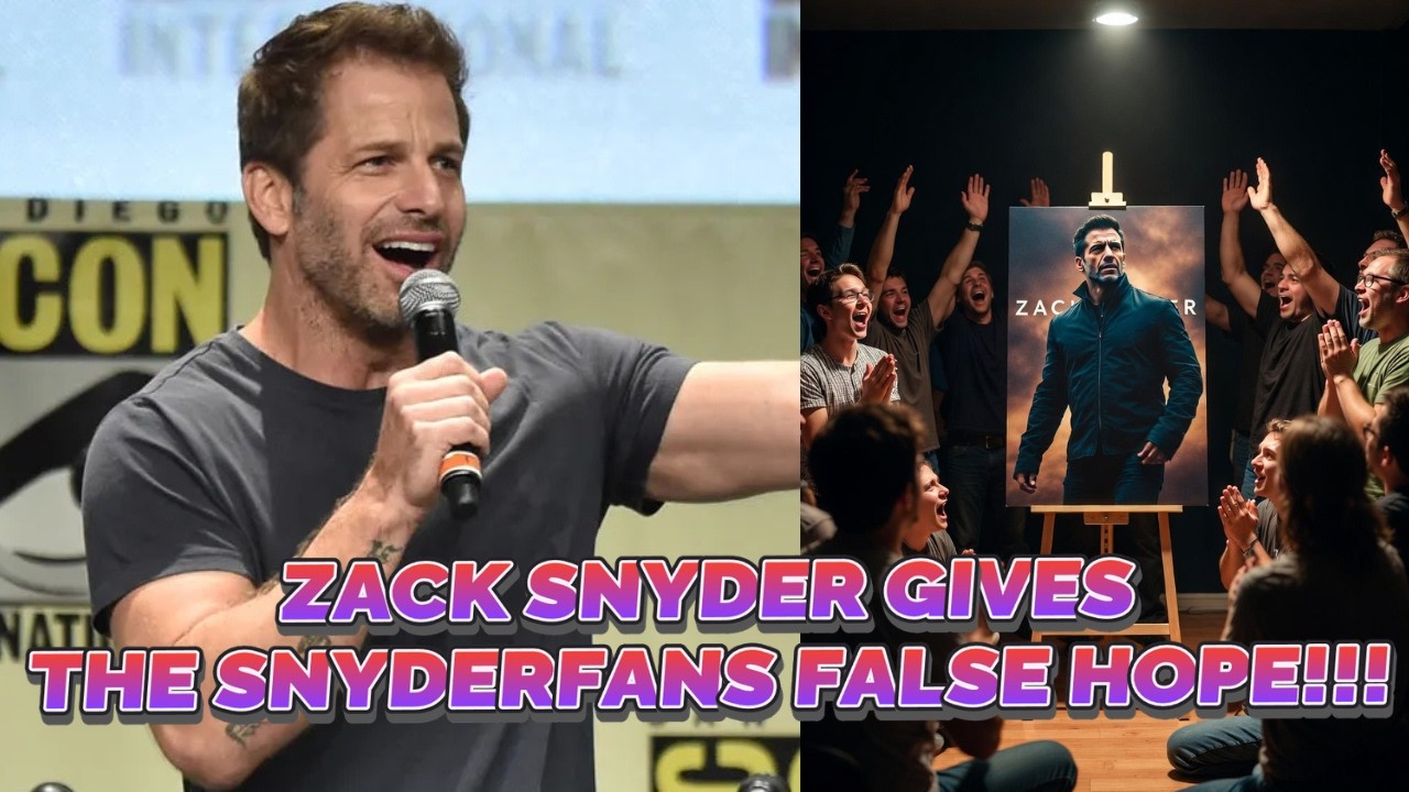 Zack Snyder Gives The Snyder Fans False Hope!!!