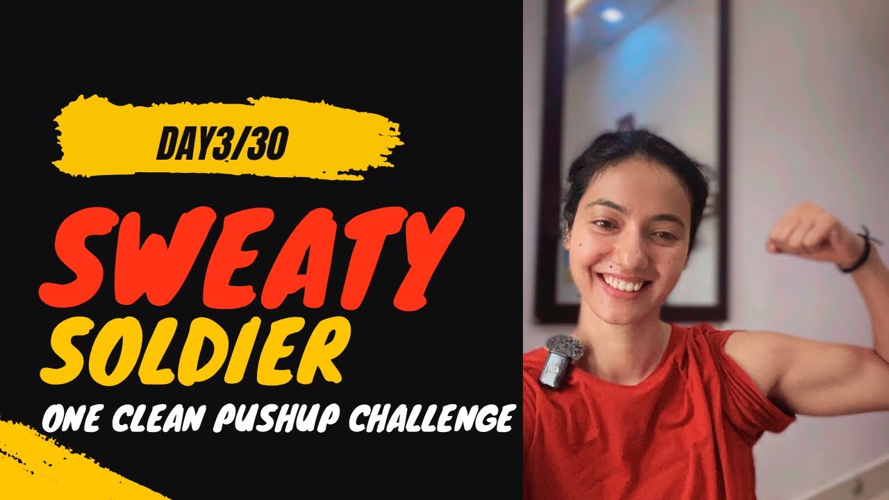 DA3/30 Sweaty soldier One clean pushup challenge