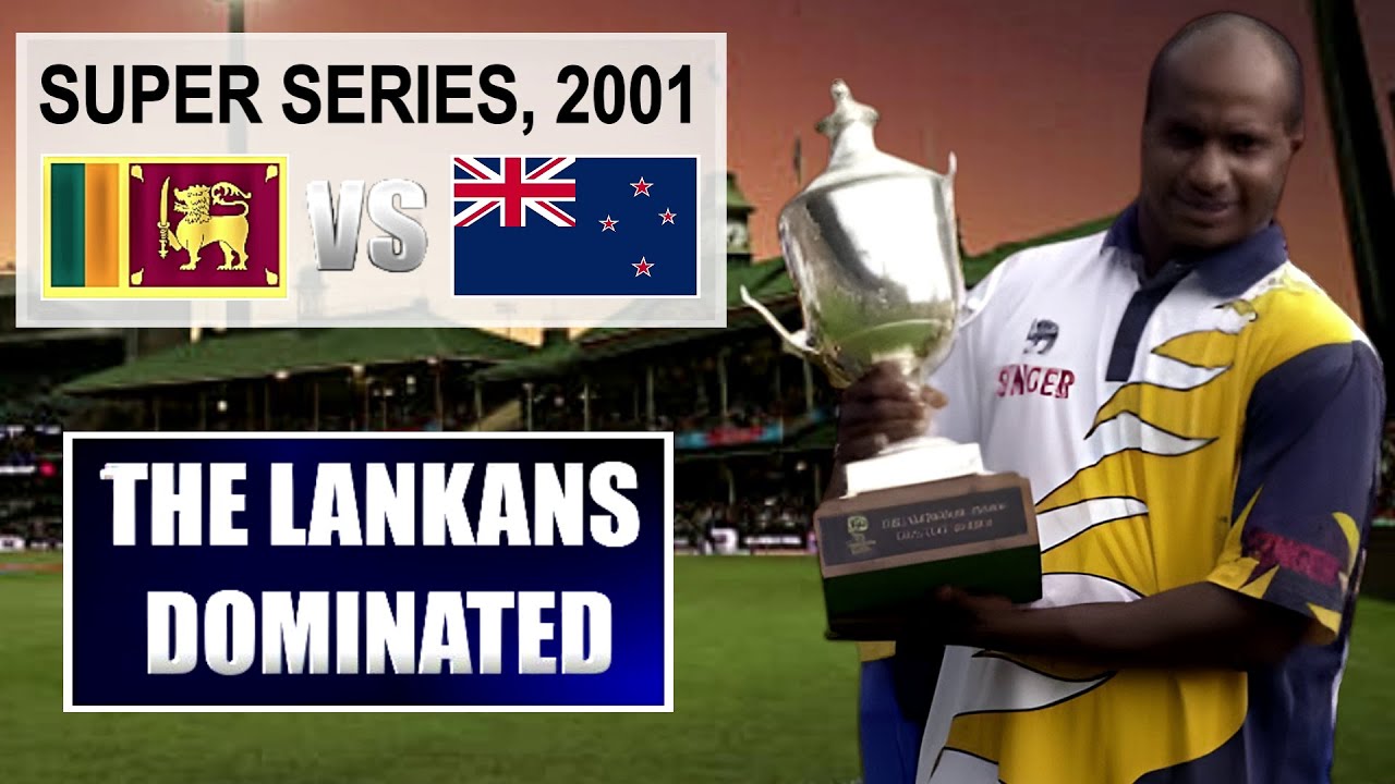 Sanath Jayasuriya's Sri Lankan Dominated The Series By Winning 4–1 against New Zealand 2001 Series