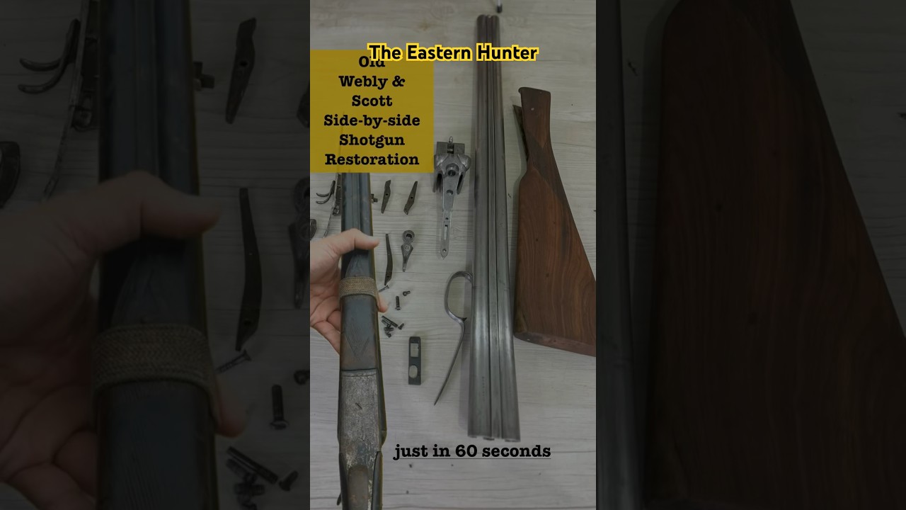 How to Restore Double Barrel Shotgun #Restoration #repair #review