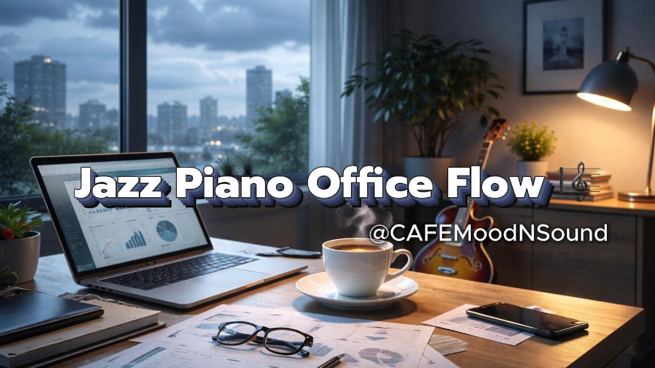 Jazz Piano Office Flow 🎼 สำหรับโหมดทำงานลื่นไหล | Smooth Piano Music for Work & Study (1 Hour)