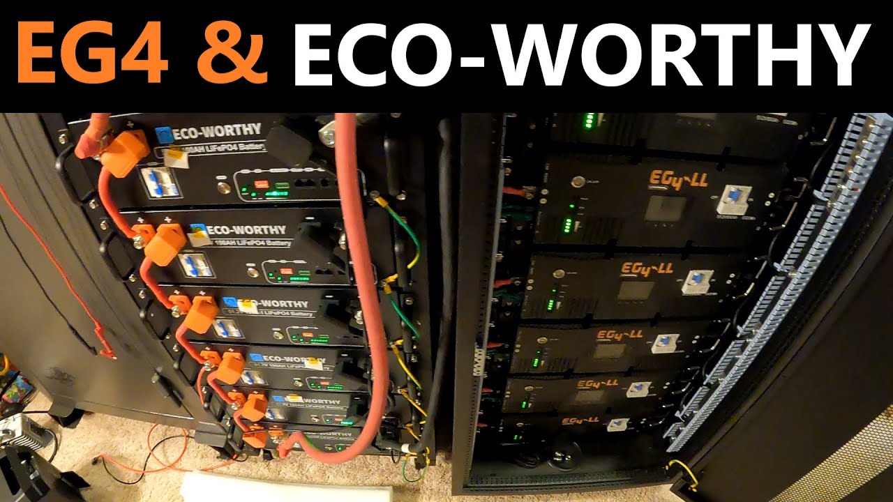 Combining EG4 & ECO-WORTHY Battery Banks