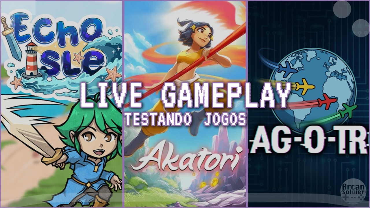 Testando Jogos - Echo Isle, Akatori e Flag-o-Tron