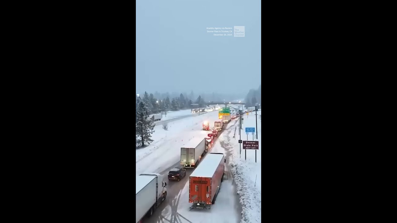 California Gets Four Feet Of Christmas Snow