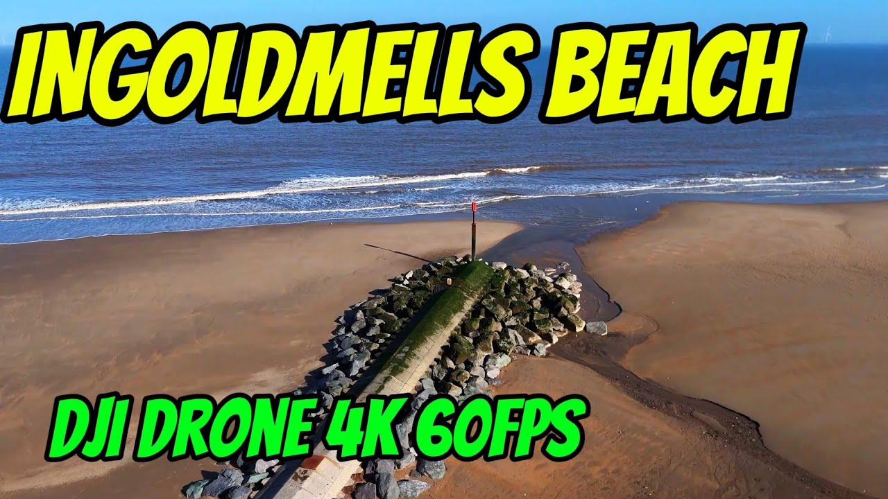 Ingoldmells Beach & Fantasy Island | Stunning 4K Drone Aerial View (March 2026)