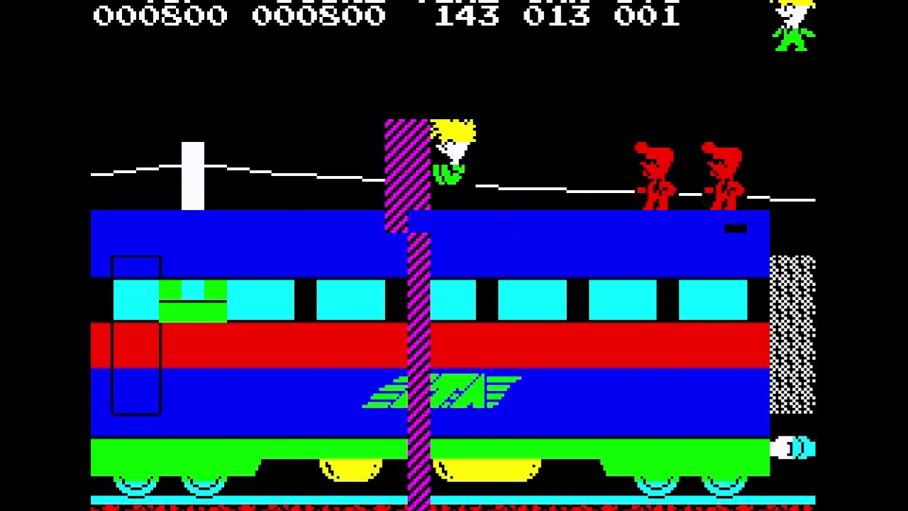 Stop the Express. ZX Spectrum. Мини-прохождение