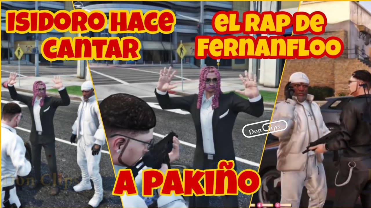 Isidoro El abuelo y Paquiño El rap de Fernanfloo  🤣 #marbella #donclips #gta #roleplay #isidoro