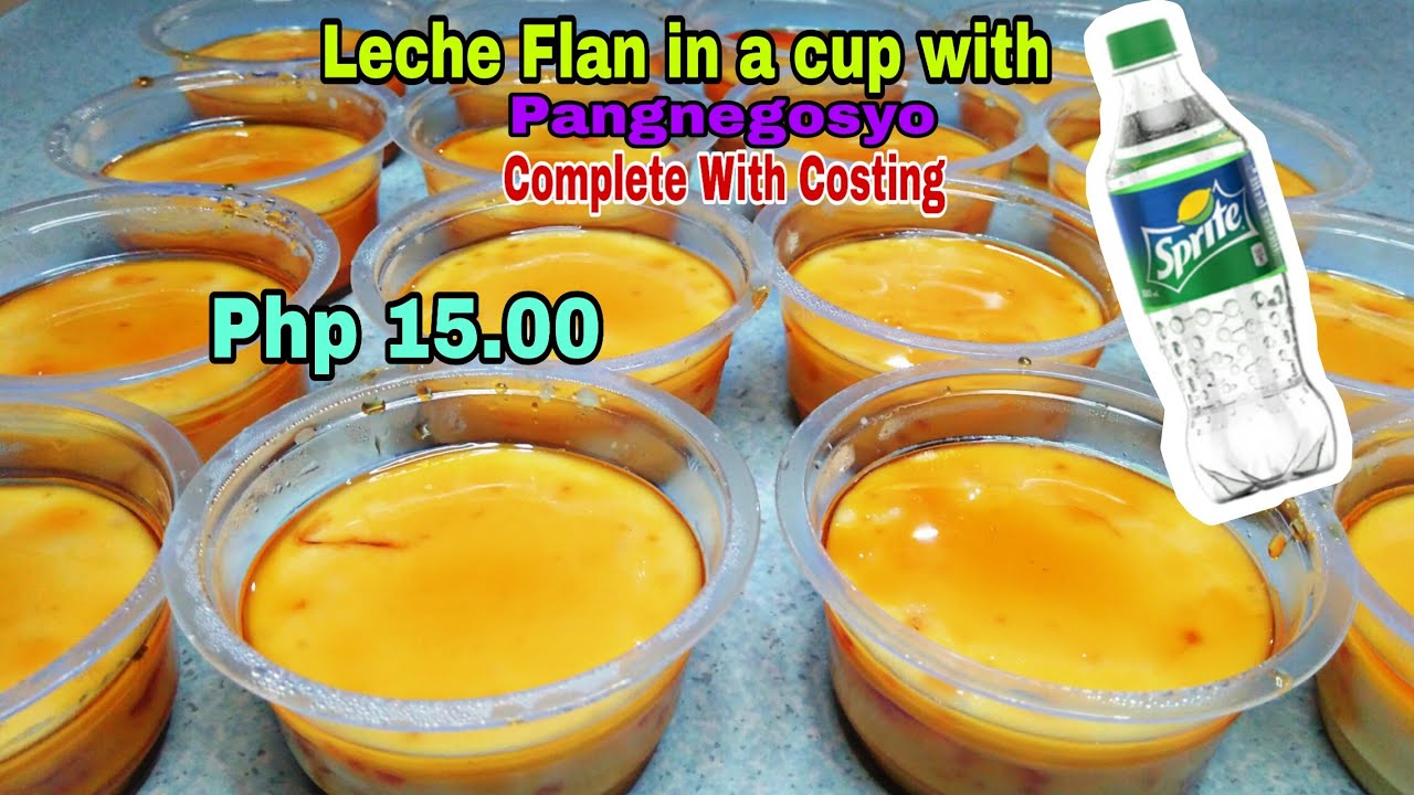 Leche Flan in a cup Patok Pang Negosyo