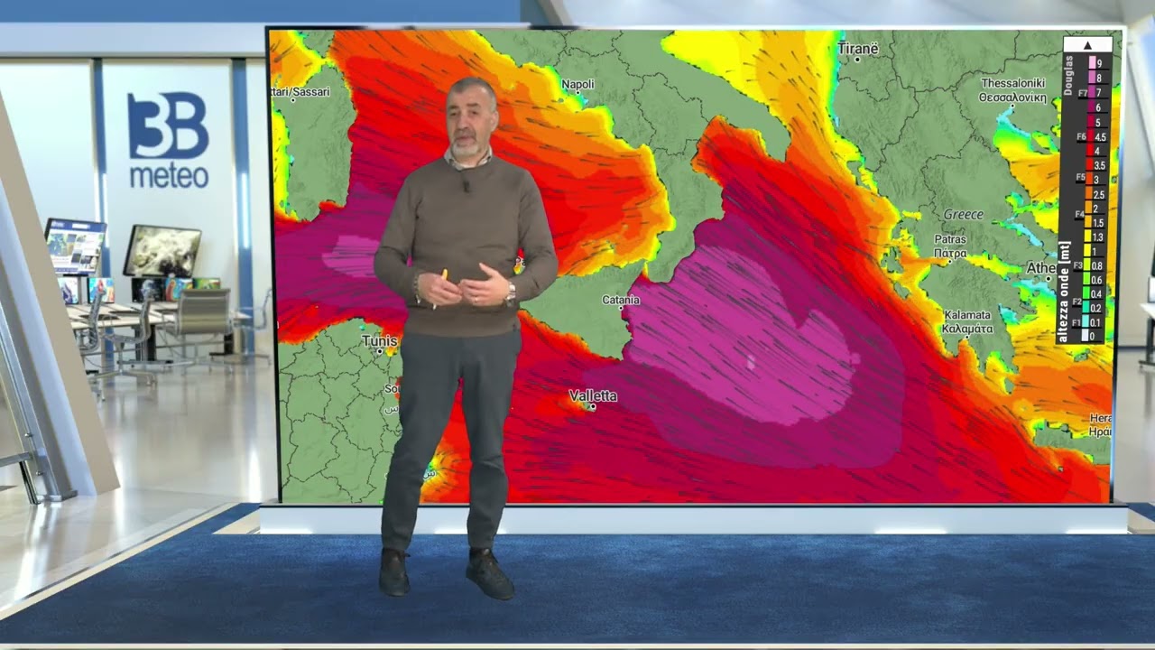 METEO. CICLONE HARRY ALLA MASSIMA POTENZA, QUANTO DURERA' ?