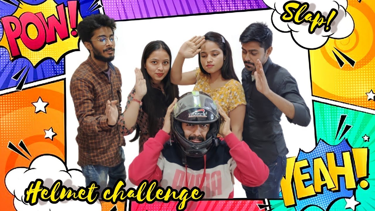 The Helmet Game 😂 Slap The Helmet Challenge Game