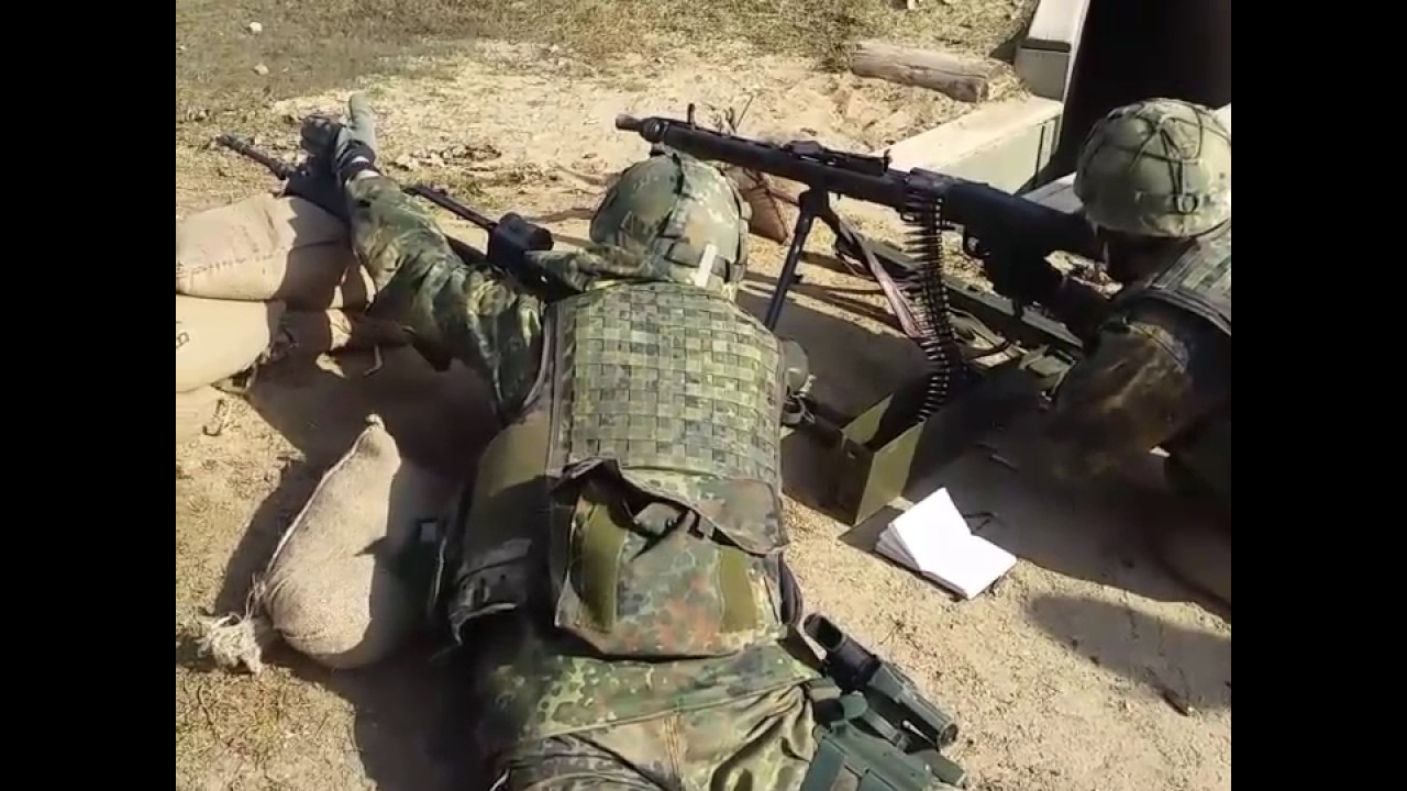 Kleines Kampfgespr&auml;ch MG3 Trupp