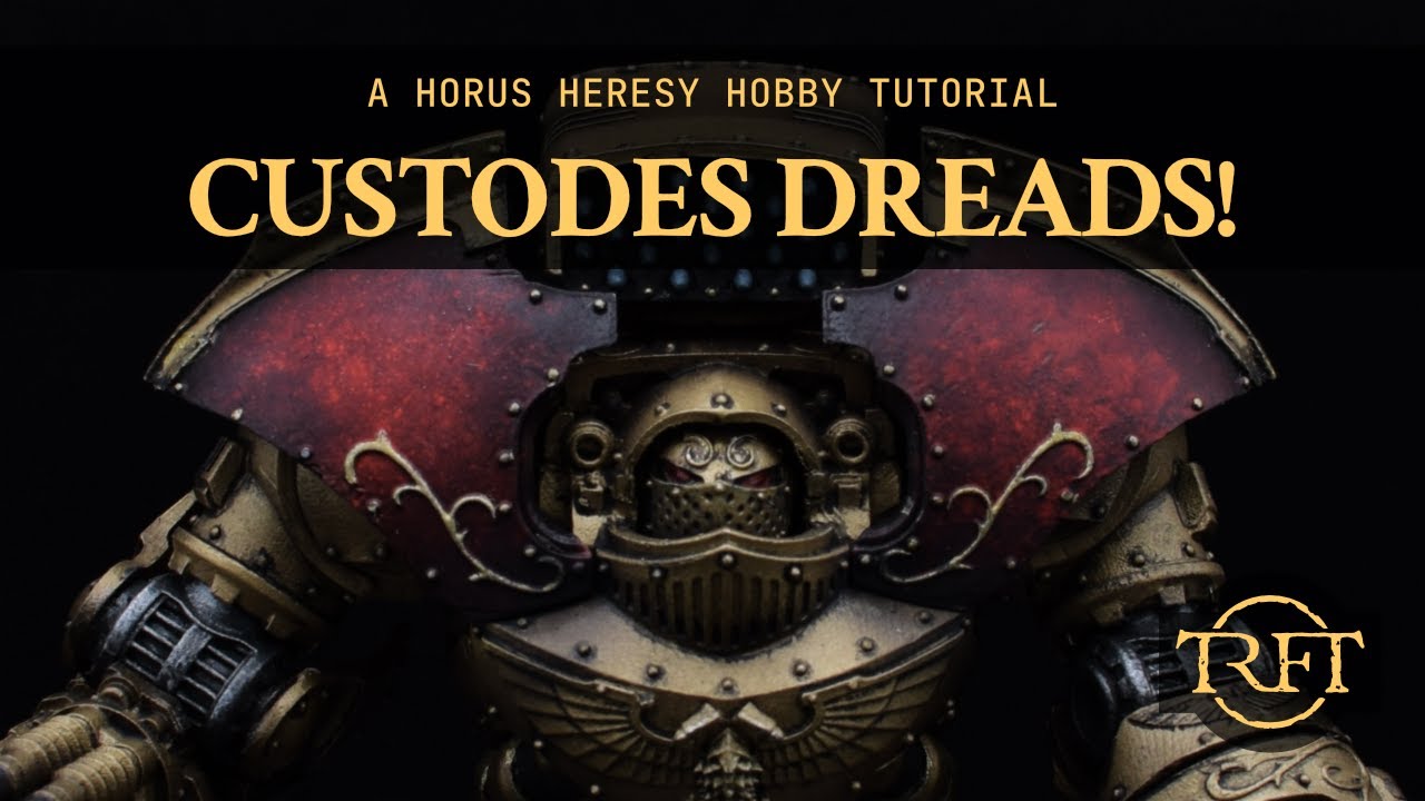 Custodes Telemon Dreadnought Painting Tutorial