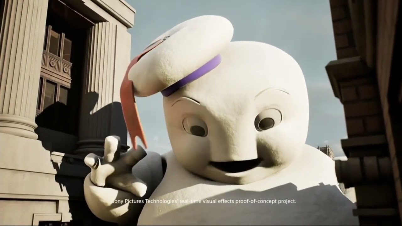 Sony testing real-time cameraless production for new Ghostbusters movie.