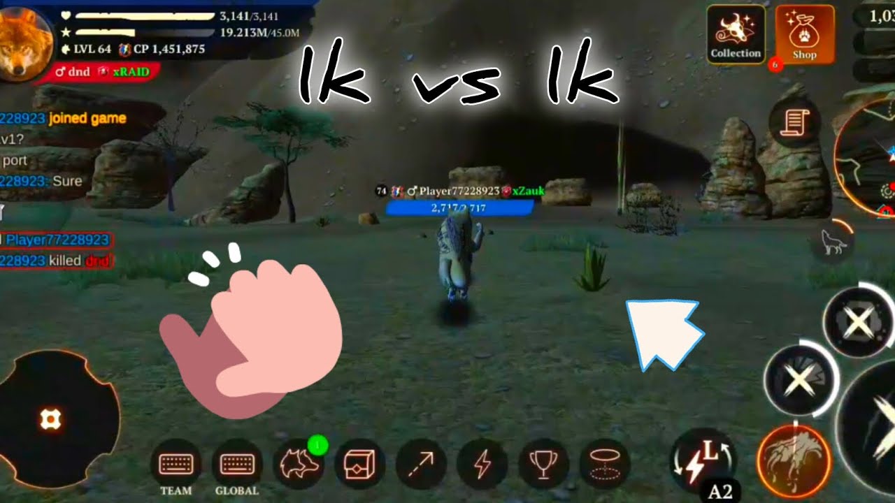 The Wolf - Level 64 In 2.4M Rooms 1k PVP