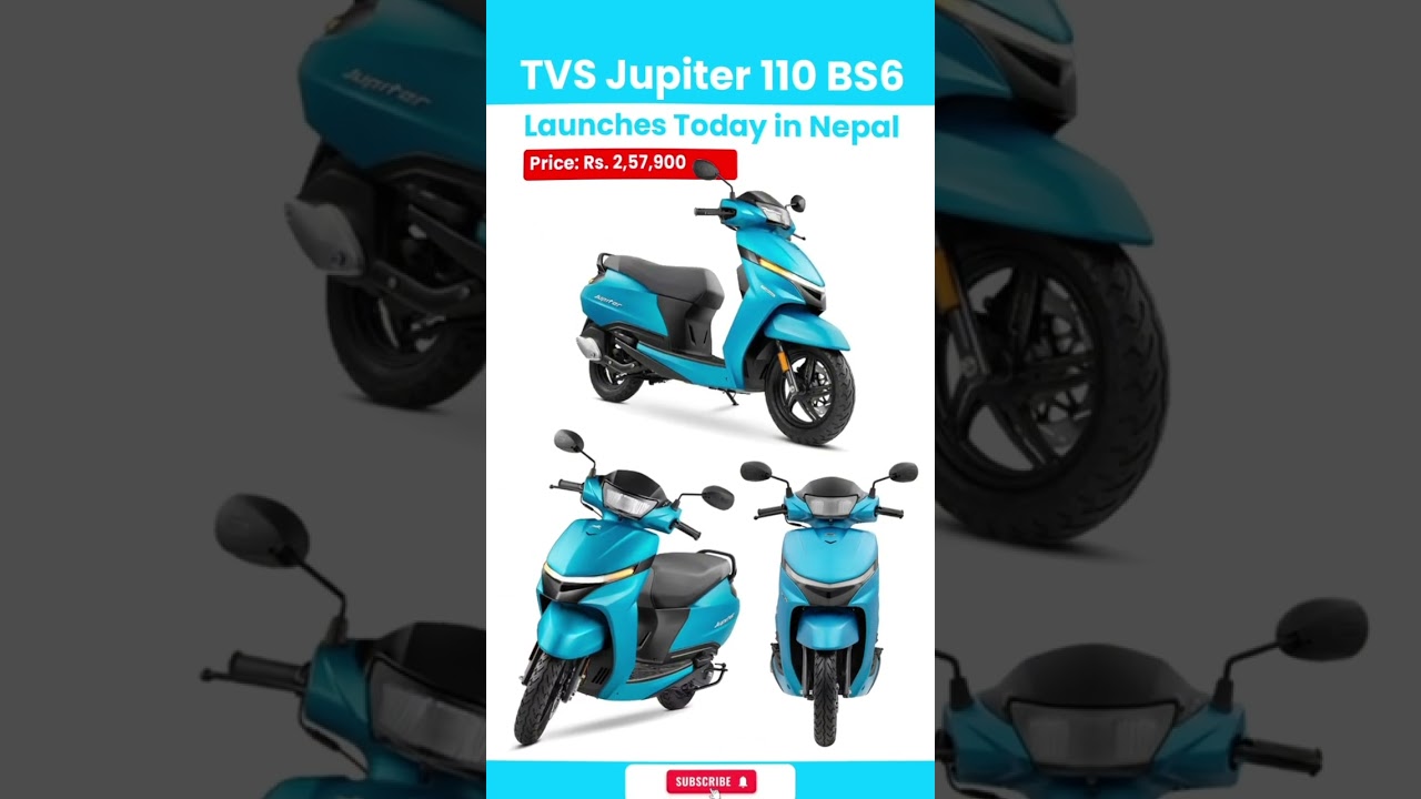 🚀 TVS Jupiter 110 BS6 Launched in Nepal 🇳🇵 | Price, Features & Mileage 🔥