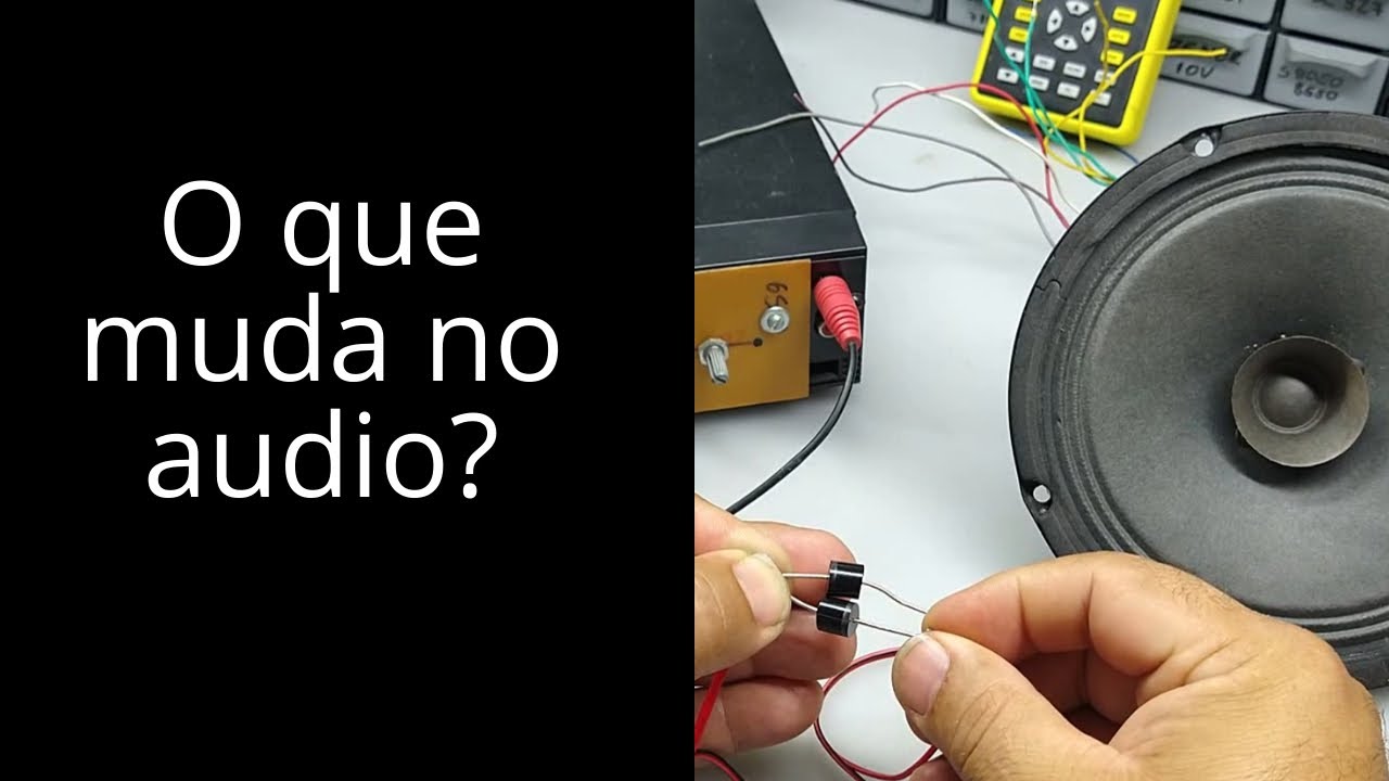 O Que acontece com o Som quando ligamos componentes diferentes em serie com um Alto falante?