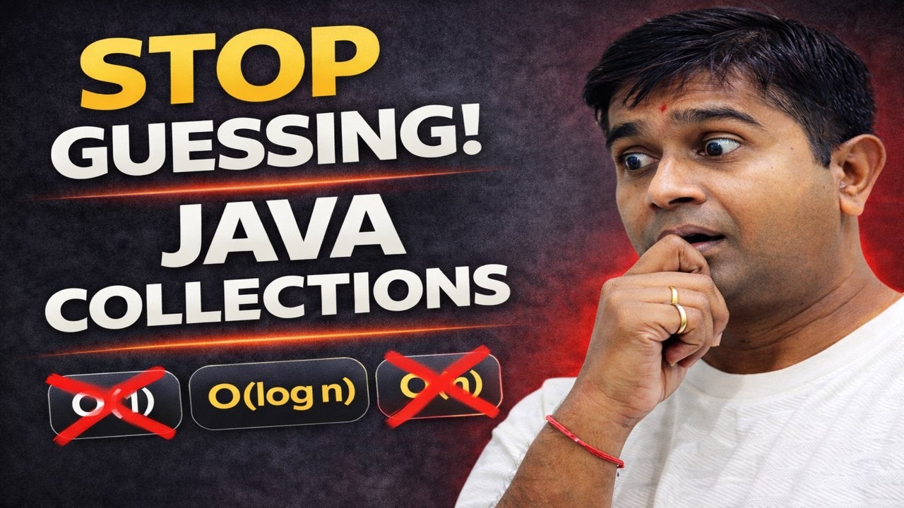 Stop Guessing Java Collections Time Complexity! | O(1), O(log n), O(n) Explained Clearly