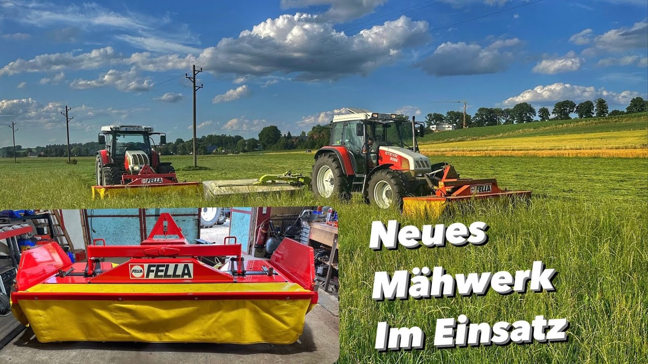 Zweiter Schnitt | Jauche fahren | Mähwerk zusammenbauen